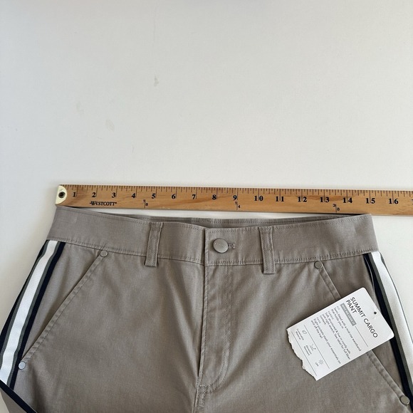NWT Athleta Summit Cargo Pants Women's 2 Beige Utility UPF Relaxed Fit Carpenter - Picture 5 of 16